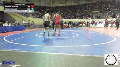 113 lbs Round Of 128 - Kiowyn Deaton, Grove vs Edwin Navajar, McAlester