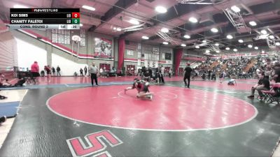 130 lbs Cons. Round 2 - Koi Sims, Liberty vs Chanity Faletoi, Liberty