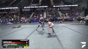 97 lbs Quarterfinal - Carolina Northup, Stockton vs Alexis Wall, South Central Punishers