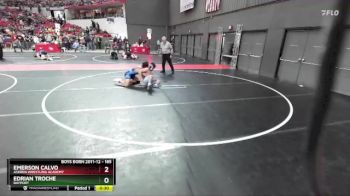 185 lbs Semifinal - Emerson Calvo, Askren Wrestling Academy vs Edrian Troche, Bayport