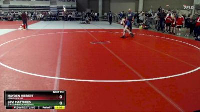 95 lbs Semifinal - Levi Matthees, Z-M (Zumbrota/Mazeppa) vs Hayden Hiebert, LPGE/B Wolves
