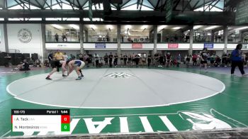 166-175 lbs Semifinal - Aj Tack, Unattached vs Nicholas Montesinos, Wheeling High School