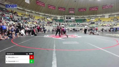 70 lbs Consi Of 4 - Chris Murphy, Gentry Youth Organization Wrestling vs Skeet Dunnick, Benton Parks Youth Wrestling