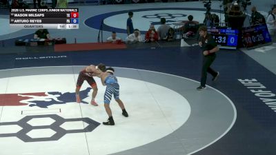 126 lbs Quarters - Mason Milsaps, Texas vs Arturo Reyes, Pennsylvania
