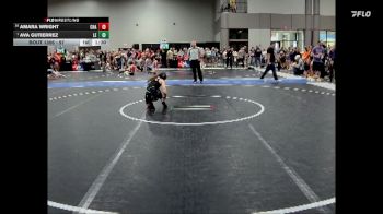 97 lbs Champ. Round 1 - Ava Gutierrez, Lawrence Elite vs Amara Wright, Chapman