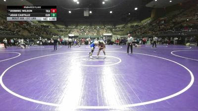 217 lbs Quarterfinal - Dominic Wilson, Tulare Union vs Adan Castillo, Clovis