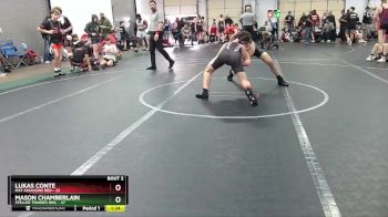 160 lbs Round 1 (8 Team) - Lukas Conte, Mat Assassins Red vs Mason Chamberlain, Steller Trained Nihl