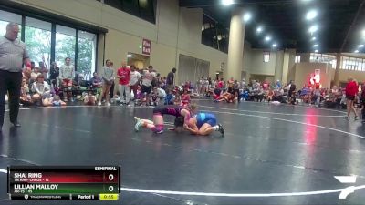 130 lbs Semis (4 Team) - Shai Ring, TN AAU- Chaos vs Lillian Malloy, AR-15