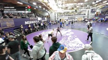 175 lbs Cons. Round 2 - Zachery Wyant, Helena Capital vs Kaden Kaber, Columbia Falls