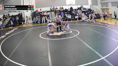 120 lbs Round 3 - Jacob Baker, River Valley vs Carson Bayer, Burrell