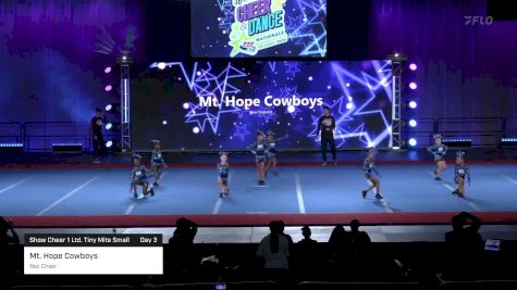 Mt. Hope Cowboys - Rec Cheer [2023 Show Cheer 1 Ltd. Tiny Mite Small Day 3] 2023 Pop Warner National Cheer & Dance Championship