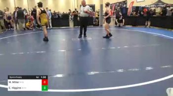 132 lbs Semifinal - Maclane Miller, Pine Richland vs Ethan Higgins, Bethel Park