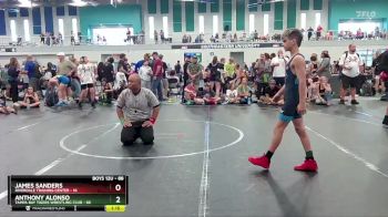 88 lbs Semifinal - James Sanders, Riverdale Training Center vs Anthony Alonso, Tampa Bay Tigers Wrestling Club