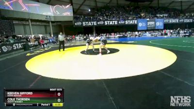 1A 157 lbs 5th Place Match - Keeven Gifford, Kiona Benton vs Cole Thorsen, South Whidbey