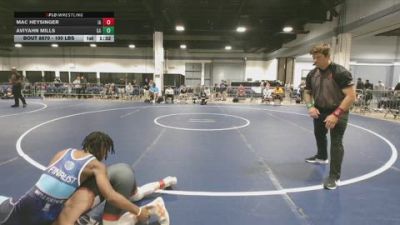 100 lbs Final - Mac Heysinger, IA vs Aviyahn Mills, GA