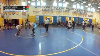 165 Gold Round 5 - Matthew Lefevre, Southwest Miami vs Brock Weaver, Camden County