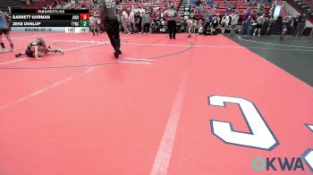 40 lbs Round Of 16 - Barrett Gorman, Jaguar Wrestling Club vs Zeke Dunlop, Team Tulsa Wrestling Club