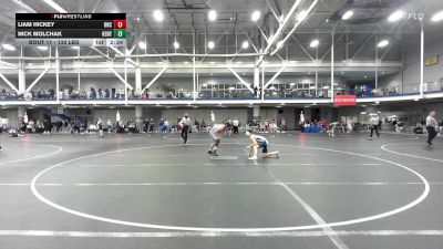 133 lbs Round Of 64 - Liam Hickey, Unc vs Nick Molchak, Kent State