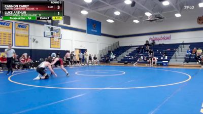 165 lbs Round 2 (6 Team) - Cannon Carey, Labette Community College vs Luke Arthur, Northeastern Junior College