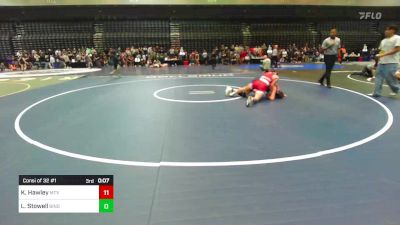 138 lbs Consi Of 32 #1 - Kevin Hawley, Mountain View (UT) vs Lochlan Stowell, Bingham