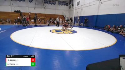 157 lbs Semifinal - Daniel Zepeda, Gilroy Hawks vs Anthony Manno, Unattached