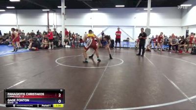 187 lbs Placement Matches (16 Team) - Panagiotis Christakos, Connecticut vs Gage Ponton, Idaho