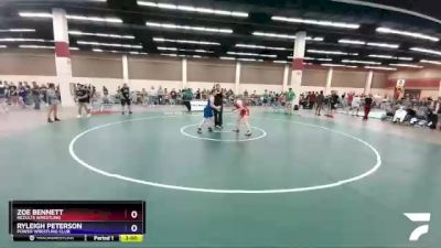 138 lbs Champ. Round 1 - Zoe Bennett, ReZults Wrestling vs Ryleigh Peterson, Power Wrestling Club