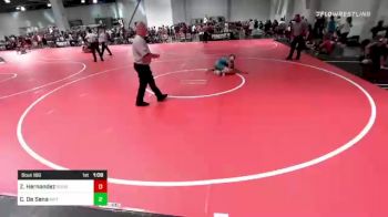 95 lbs Final - Zaydrein Hernandez, RoughHouse WC vs Charles De Sena, Riptide Wrestling