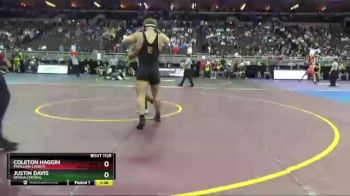 Quarterfinal - Coleton Haggin, Papillion-LaVista vs Justin Davis, Omaha Central