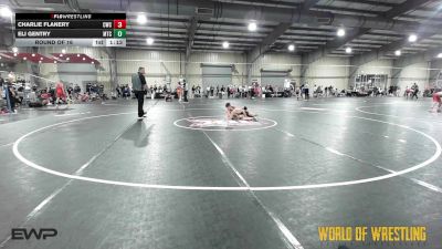 95 lbs Round Of 16 - Charlie Flanery, Cowboy Wrestling Club vs Eli Gentry, Minion Training Center