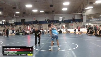 119 lbs Cons. Round 2 - Joseph Drewry, Wave Wrestling Club vs Stephen Patterson, Unattached