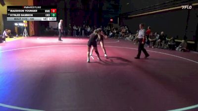 100 lbs 19th Place Match - Kynlee Hammon, Crestwood vs Maddison Younger, Waterloo West