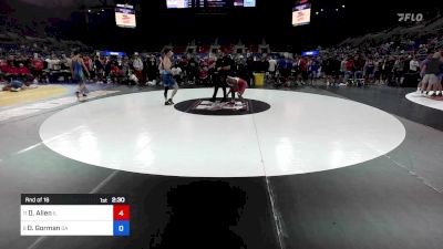 138 lbs Rnd Of 16 - Donavon Allen, IL vs Drew Gorman, GA