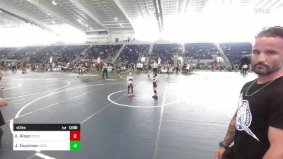 40 lbs Final - Kiah Alcon, Stout Wr Ac vs Jacob Espinosa, Yucaipa Thunder WC