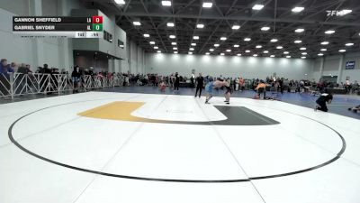 160 lbs Consi Of 32 #2 - Gannon Sheffield, LA vs Gabriel Snyder, AL
