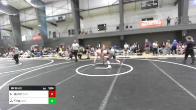 215 lbs Rr Rnd 2 - Noah Butler, Independent vs Zachary King, Concede Nothing WC