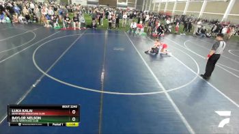 71 lbs Champ. Round 1 - Luka Kalai, Bear River Wrestling Club vs Baylor Nelson, Delta Wrestling Club