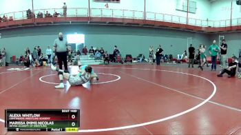 109 lbs Cons. Semi - Marissa (Mimi) Nicolas, Rhyno Academy Of Wrestling vs Alexa Whitlow, Contenders Wrestling Academy