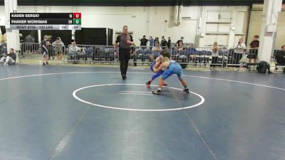 105 lbs Consi Of 8 #1 - Kaden Sergio, IA vs Parker Workman, OH