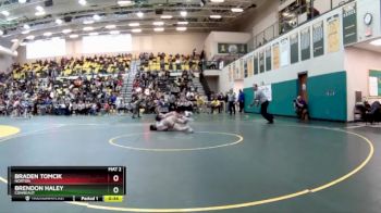 144 lbs Cons. Round 5 - Braden Tomcik, NORTON vs Brendon Haley, CONNEAUT