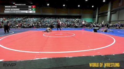 135 lbs Consi Of 32 #1 - Miguel Lopez, Wright Wrestling Academy vs Jason Gutierrez, Team Farmersville
