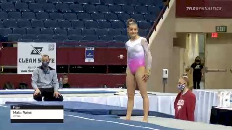 Matis Rains - Floor, WOGA - 2021 Metroplex Challenge