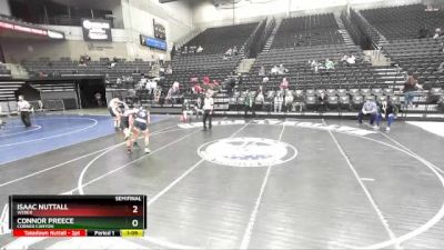 147 lbs Semifinal - Connor Preece, Corner Canyon vs Isaac Nuttall, Weber