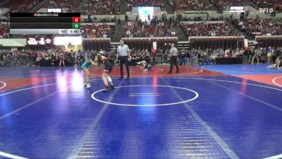 114 lbs Champ. Round 1 - Golden Templer, North Montana Wrestling CLub vs Alexa Garay, Crzy MT Crushers