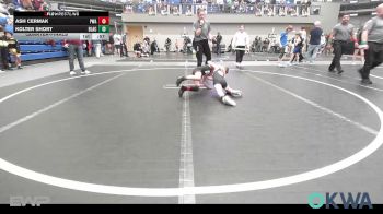 49 lbs Quarterfinal - Ash Cermak, Perry Wrestling Academy vs Kolter Short, Blackwell Wrestling Club