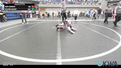 49 lbs Quarterfinal - Ash Cermak, Perry Wrestling Academy vs Kolter Short, Blackwell Wrestling Club