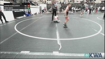 61-64 lbs Final - Easton Klinglesmith, Perry Wrestling Academy vs Crew Smith, Hinton Takedown Club