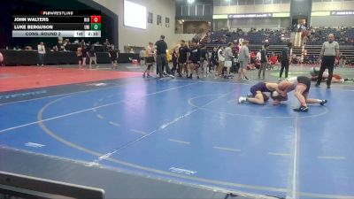 165 lbs Cons. Round 2 - Luke Berguson, Montevallo vs John Walters, University Of Rio Grande