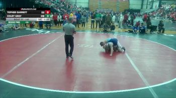 149 lbs Champ. Round 1 - Topher Garrett, Carl Albert vs Colby Gray, Central Missouri