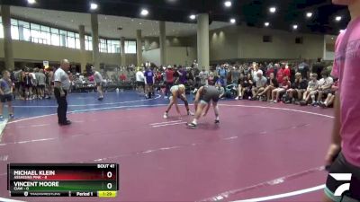 120 lbs 2nd Wrestleback (32 Team) - Vincent Moore, CIAW vs Michael Klein, Assassins Pink